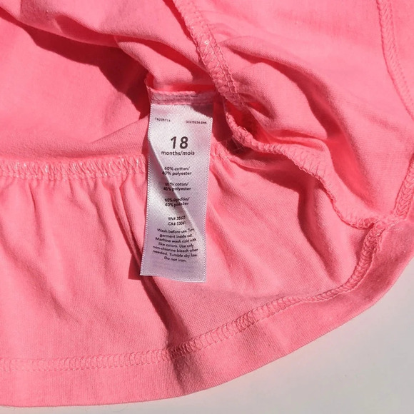 Toddler Oshkosh Short Sleeves Pink Top - Picture 5 of 5